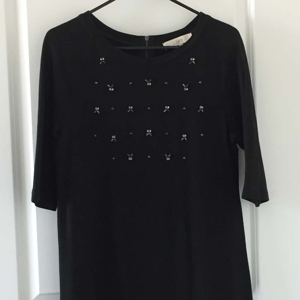 Ann Taylor Loft Beaded Dress